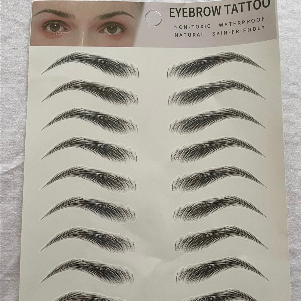 10 sets 4D eyebrow tattoo